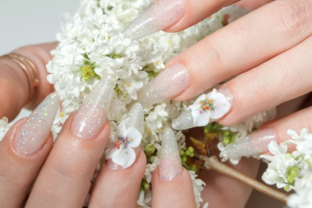 stiletto wedding nail